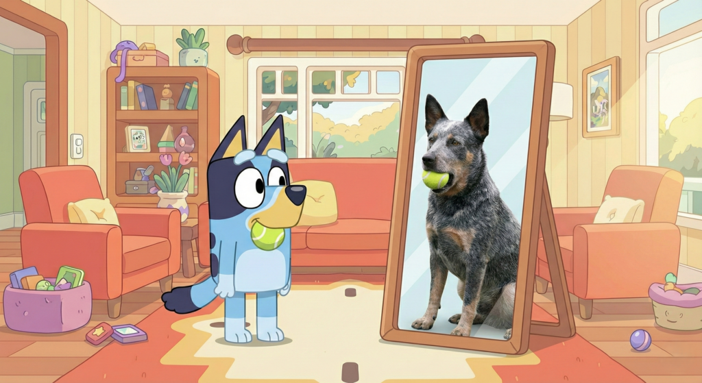 Bluey: ο σκύλος που μίλησε για την οικογένεια χωρίς να κουνήσει το δάχτυλο