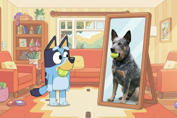 Bluey: ο σκύλος που μίλησε για την οικογένεια χωρίς να κουνήσει το δάχτυλο