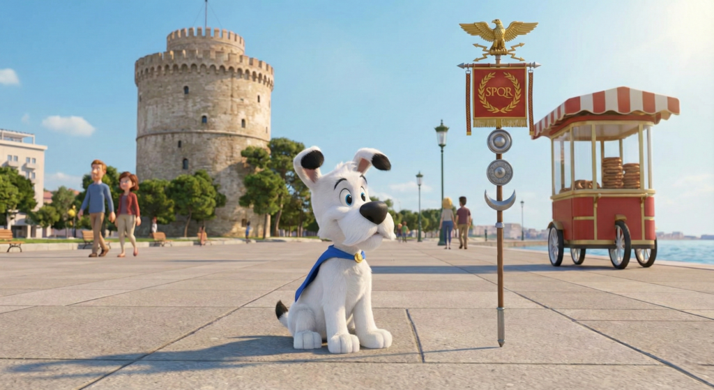 Idéfix (Dogmatix) Small white terrier who follows Obelix in the Asterix comics