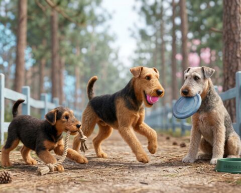 Airedale Terrier portrait
