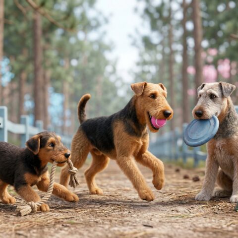 Airedale Terrier portrait