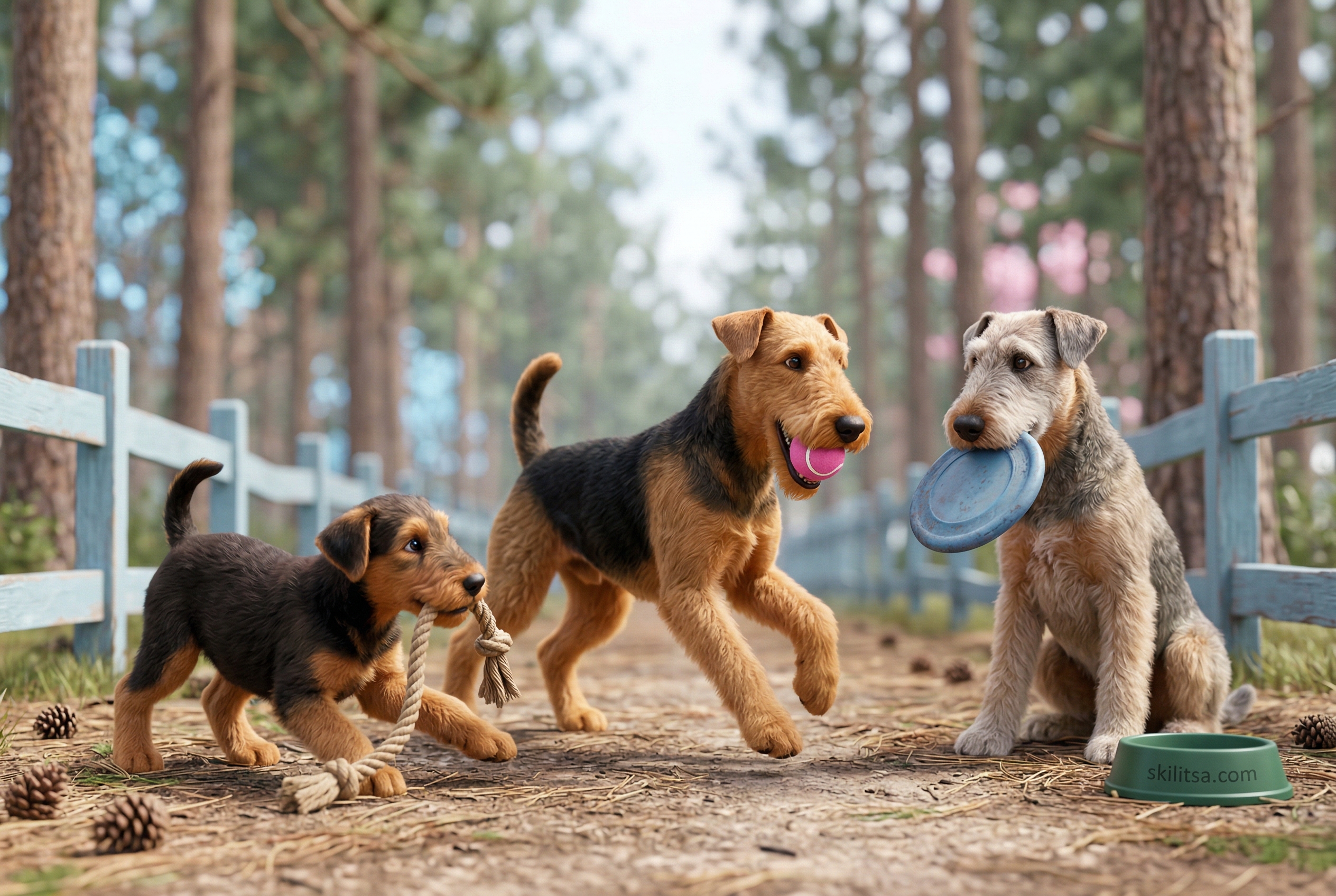 Airedale Terrier Portrait
