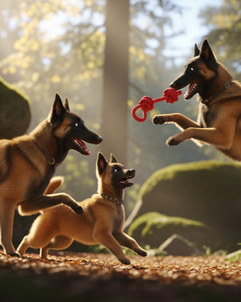 Έξυπνο, Ενεργητικό, Πιστό, Προστατευτικό, Άγρυπνο belgian_tervuren