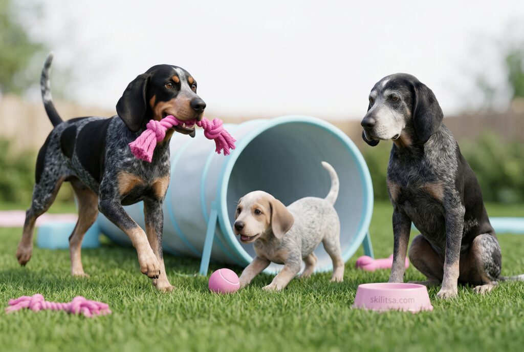 Bluetick Coonhound portrait