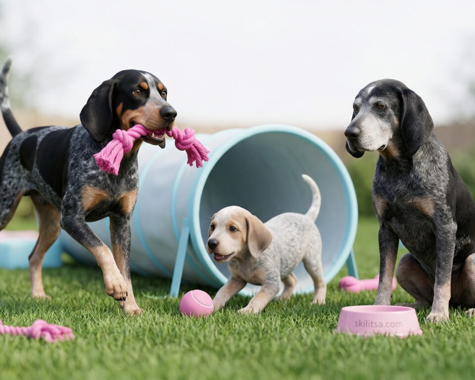 Bluetick Coonhound portrait