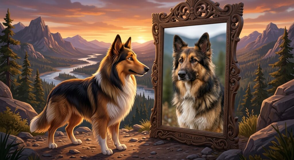 Bobbie The Wonder Dog Hero Mirror V5