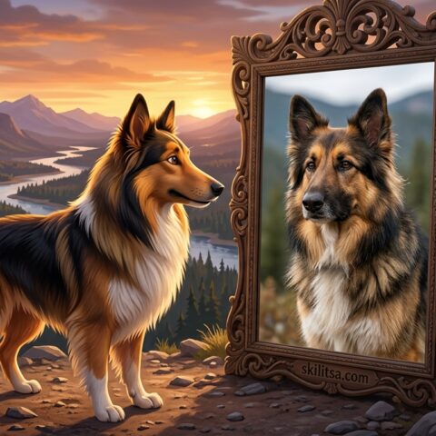 Bobbie The Wonder Dog Hero Mirror V5