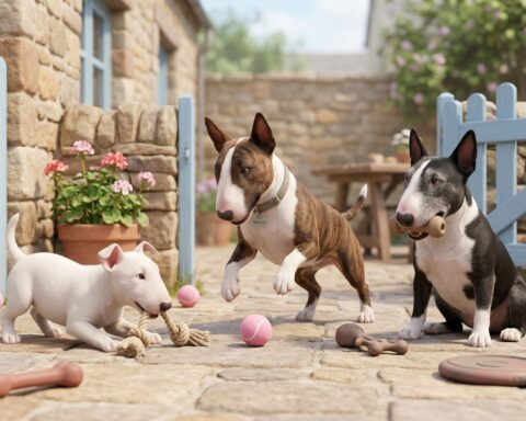 Bull Terrier portrait