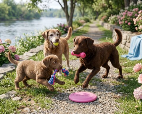 Chesapeake Bay Retriever portrait