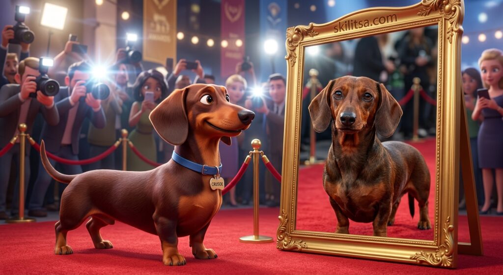 Crusoe The Celebrity Dachshund Hero Mirror V5