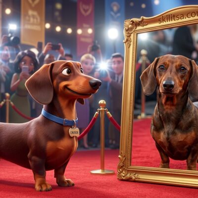 Crusoe The Celebrity Dachshund Hero Mirror V5
