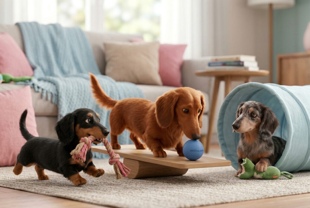 Dachshund Long-haired portrait