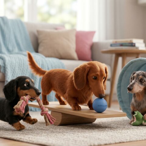 Dachshund Long-haired portrait