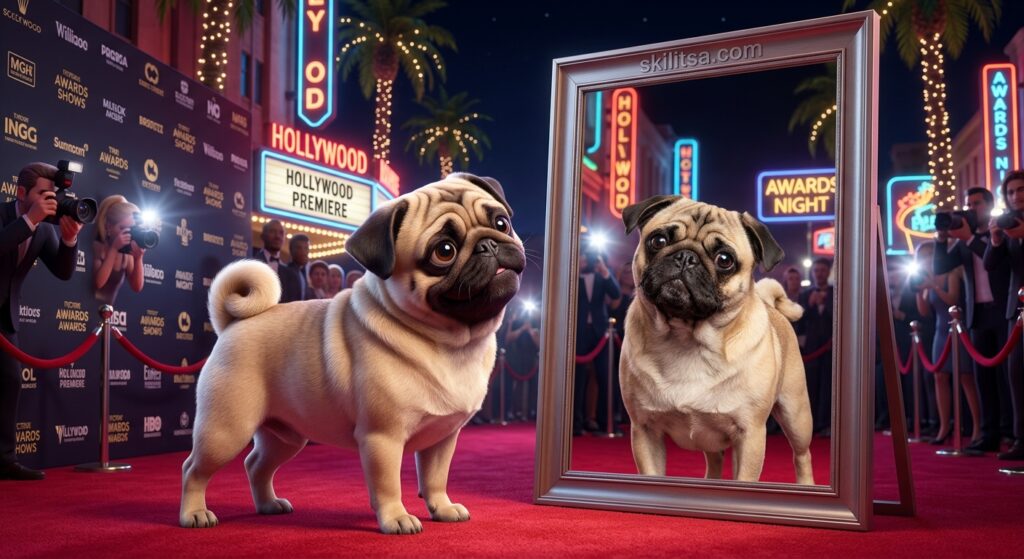 Doug The Pug Hero Mirror V5