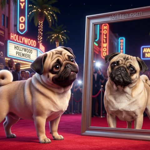 Doug The Pug Hero Mirror V5