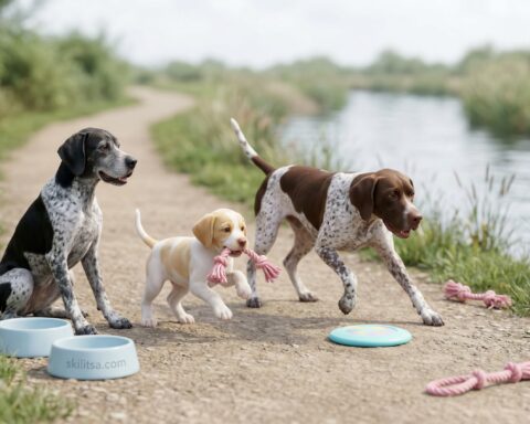 English Pointer portrait