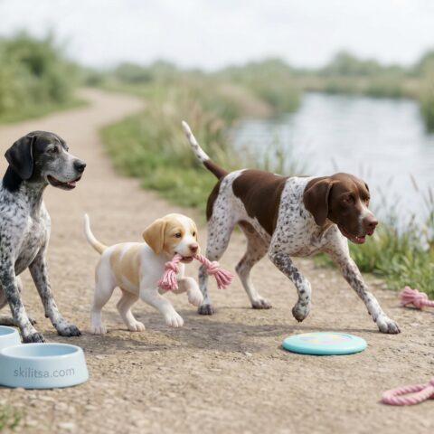 English Pointer portrait
