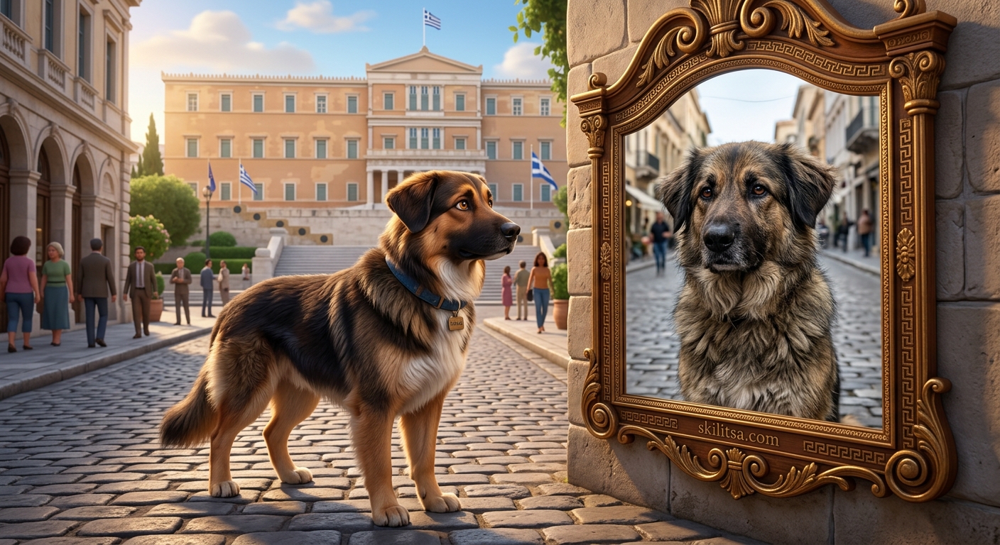 Ο Φάρλι (Ελληνικός Ποιμενικός, Λαμπραντόρ Ριτρίβερ)