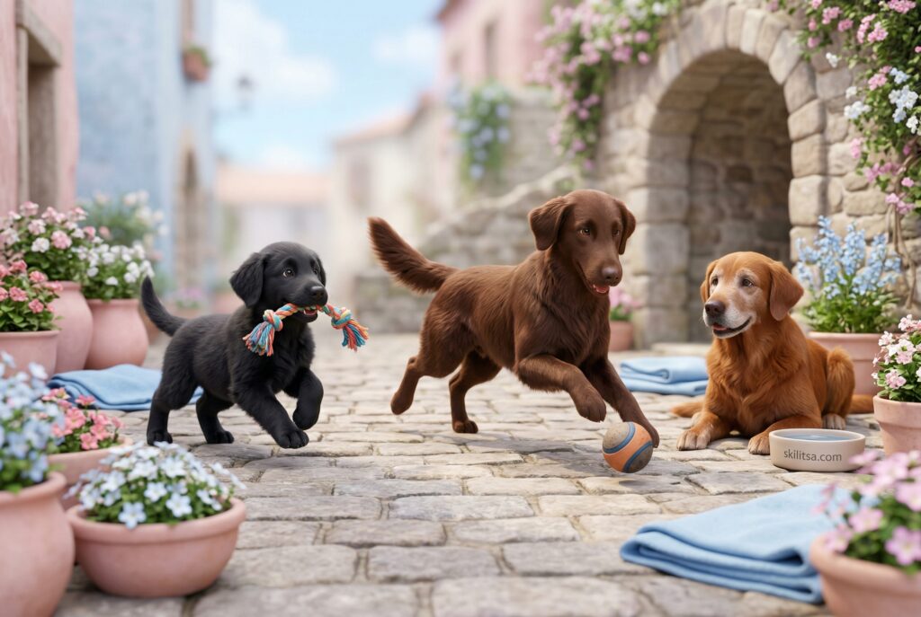 Flat-Coated Retriever Portrait