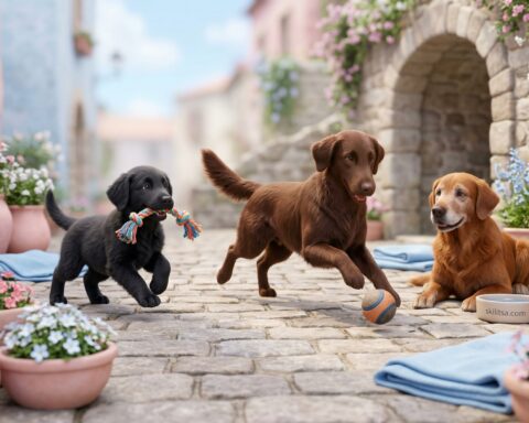 Flat-Coated Retriever portrait