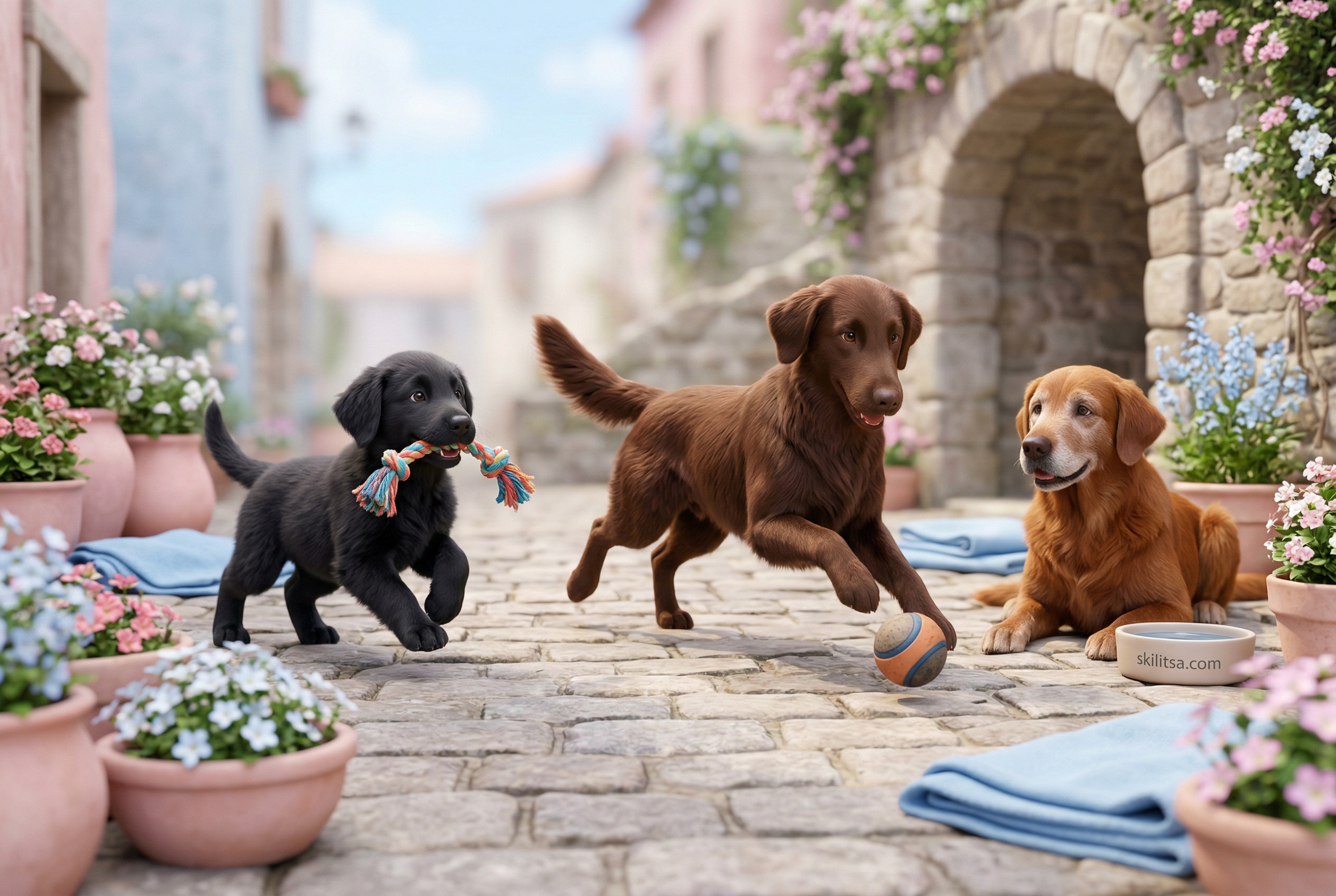 Flat-Coated Retriever Portrait