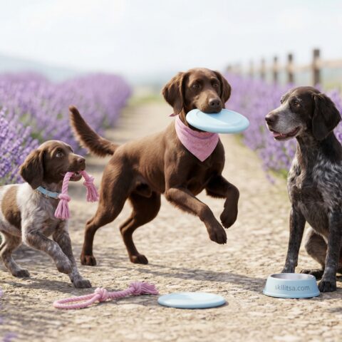 German Longhaired Pointer portrait