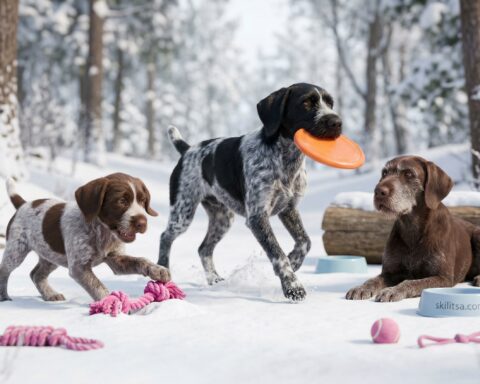 German Wirehaired Pointer portrait