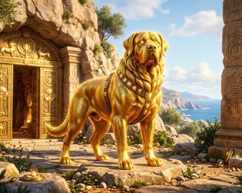 Golden Hound Action Base V5 χρυσός κύον