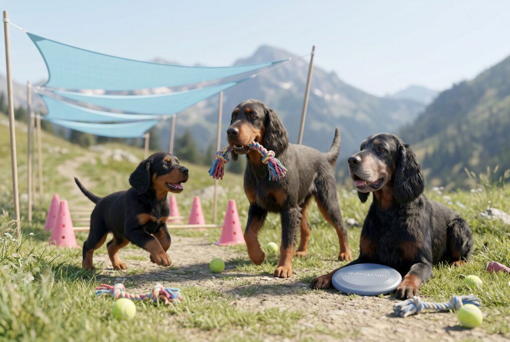 Gordon Setter Portrait