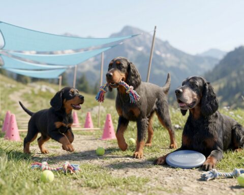 Gordon Setter portrait
