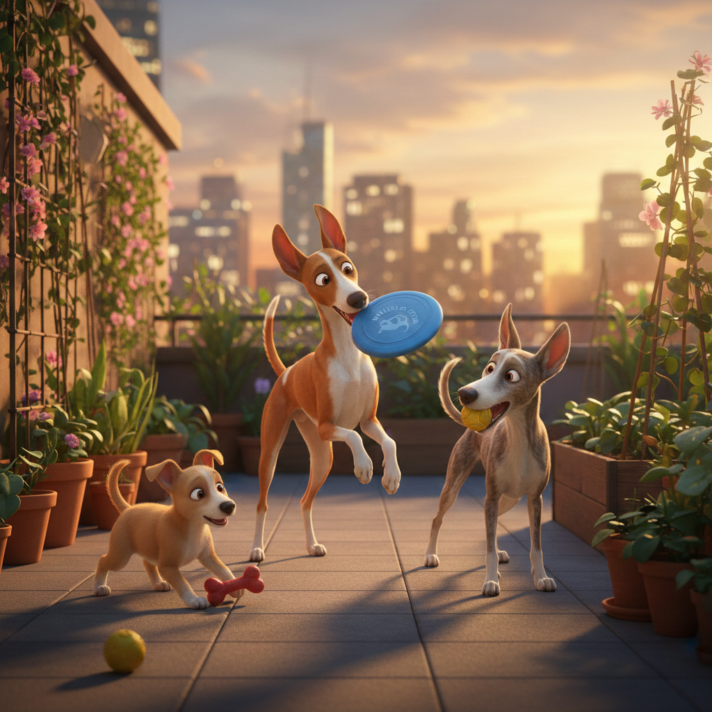 Ibizan Hound portrait