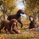 Irish Water Spaniel Portrait