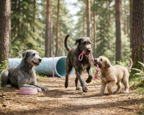 Irish Wolfhound portrait