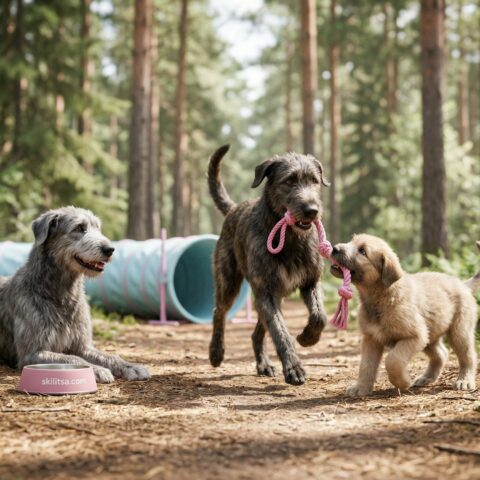 Irish Wolfhound portrait