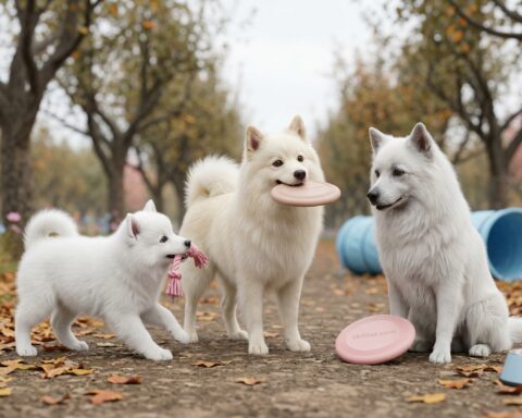 Japanese Spitz portrait