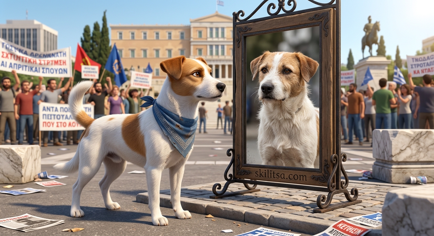 Ο Κανέλλος (Τζακ Ράσελ Τεριέ, Ελληνικός Ποιμενικός)