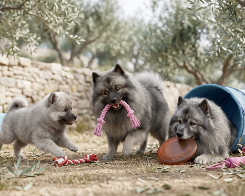 Keeshond portrait