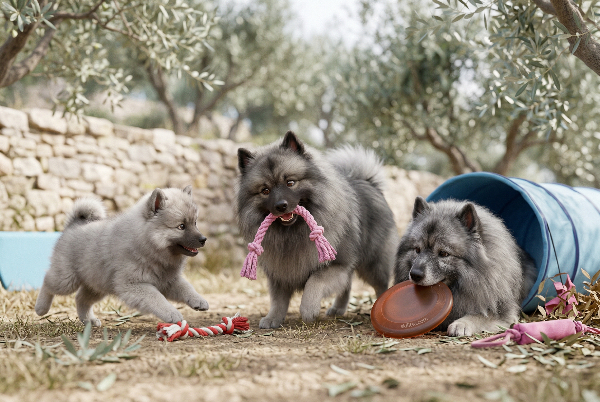 Keeshond Portrait
