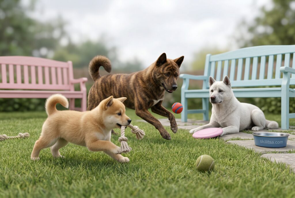 Korean Jindo Dog Portrait