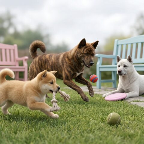 Korean Jindo Dog portrait