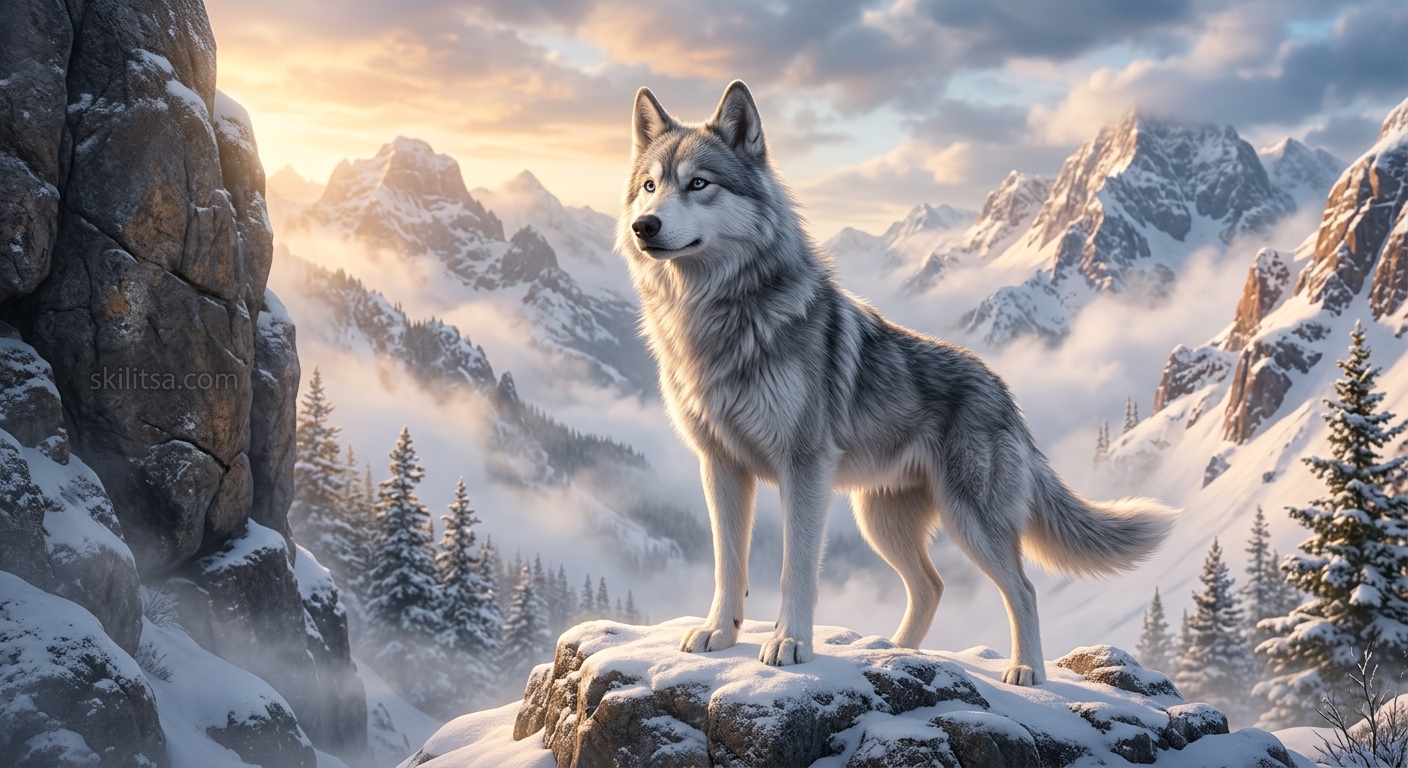 Λόκι: Ο Influencer Λύκος-Σκύλος Που Ζει Το Όνειρο 2 Ο Λόκι (Σιβηριανό Χάσκι, Αλάσκας Μαλαμούτ)