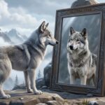 Loki The Wolfdog Hero Mirror V5