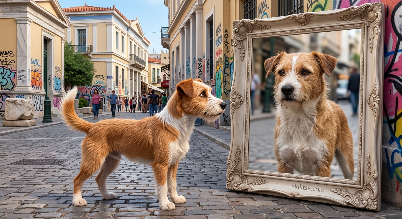 Ο Λουκάνικος (Τζακ Ράσελ Τεριέ, Ελληνικός Ποιμενικός)