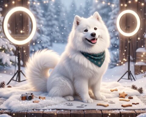 Maya The Samoyed Action Base V5