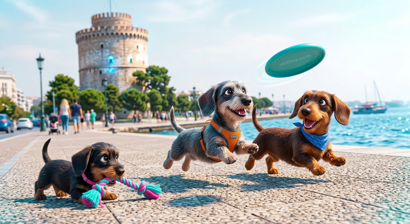 Miniature Wire-Haired Dachshund Portrait
