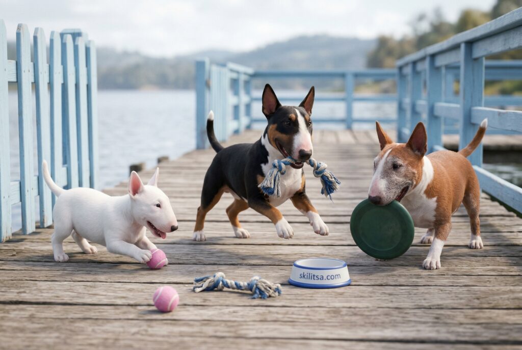 Miniature Bull Terrier Portrait