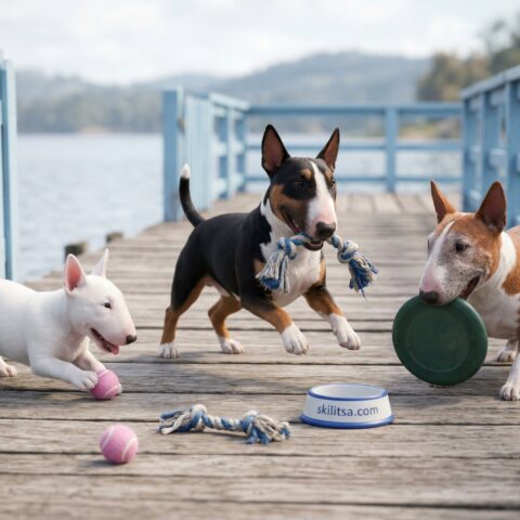 Miniature Bull Terrier portrait