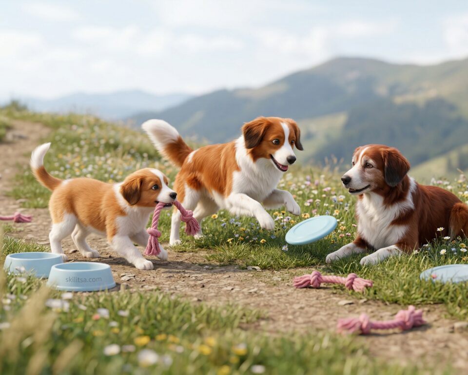 Nederlandse Kooikerhondje portrait