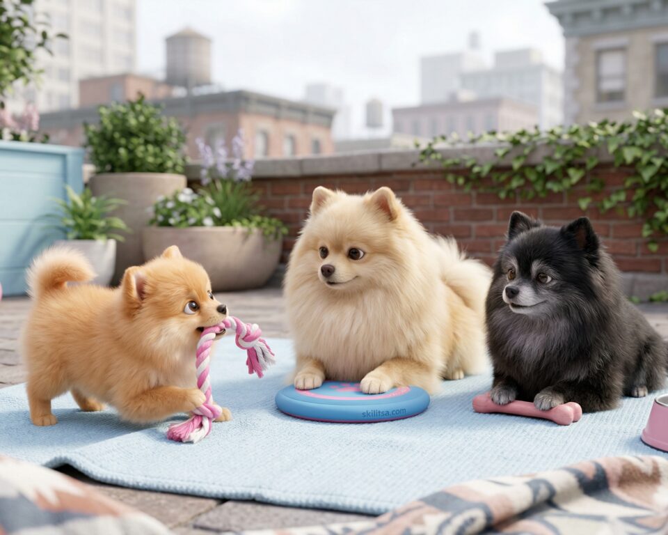 Pomeranian portrait