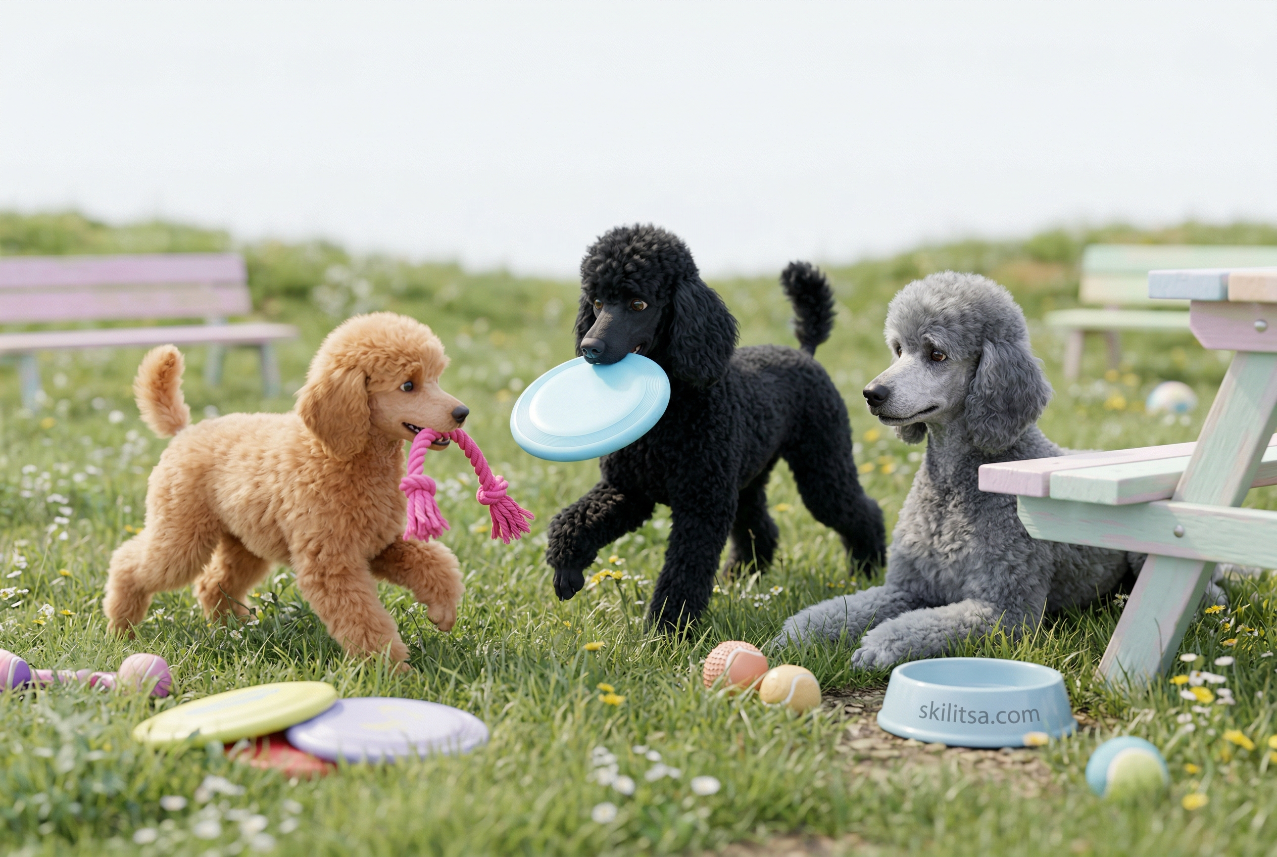 Poodle Portrait